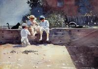 Homer, Winslow - Boys and Kitten